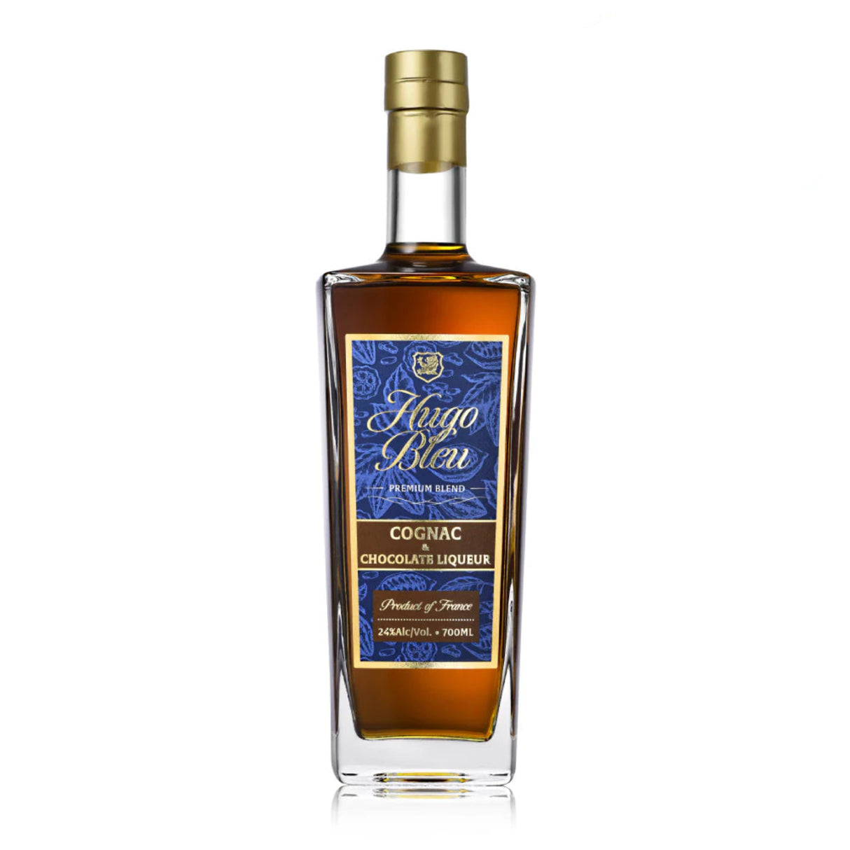 Hugo Bleu Premium Blend Cognac & Chocolate Liqueur