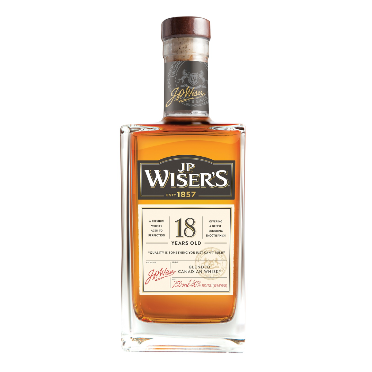 J.P. Wiser's Canadian Whiskey Deluxe Very Old 18 Year