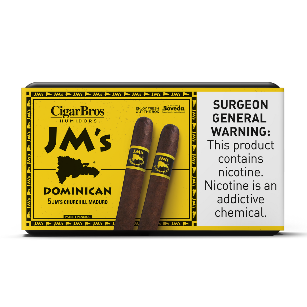 JM's Dominican Churchill Maduro 6.75x50 - 5 Pack (San Andrés Medium-Bodied) by CigarBros-1