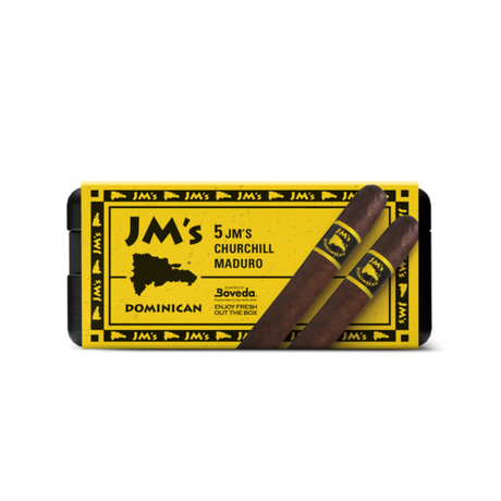 JM's Dominican Churchill Maduro 6.75x50 - 5 Pack (San Andrés Medium-Bodied) by CigarBros-5