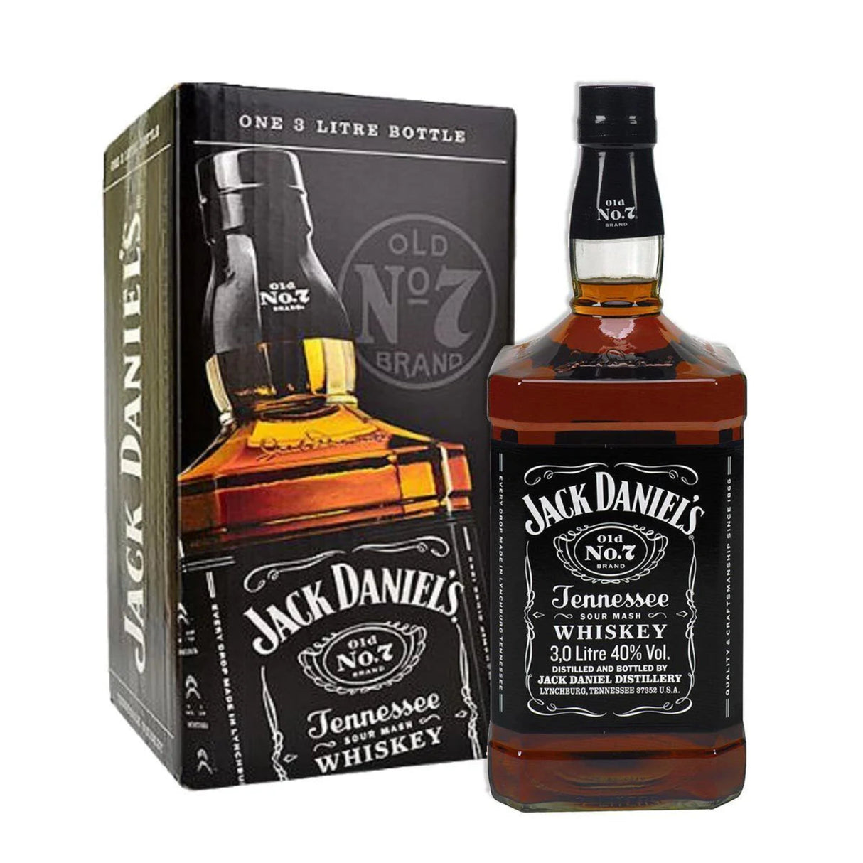 Jack Daniel's Old No. 7 Tennessee Whiskey – JEROBOAM (3L)-2