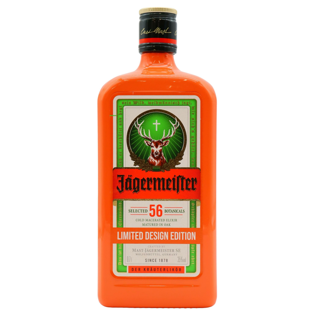 Jagermeister Herbal Liqueur Culture Orange Edition