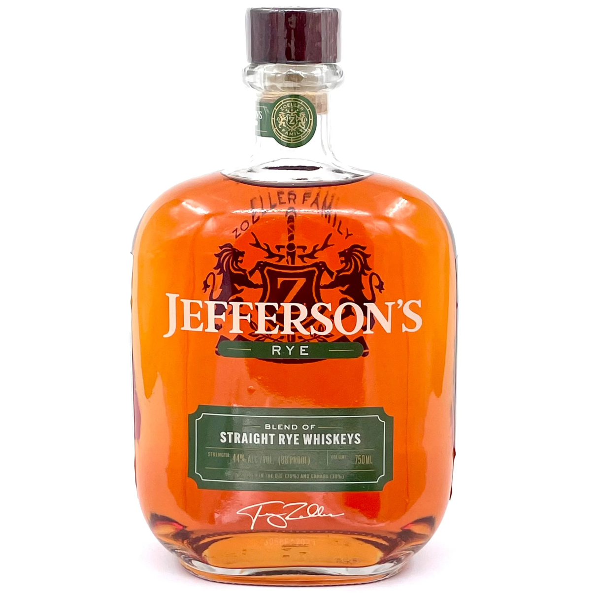 Jefferson's Blend Of Straight Rye Whiskey