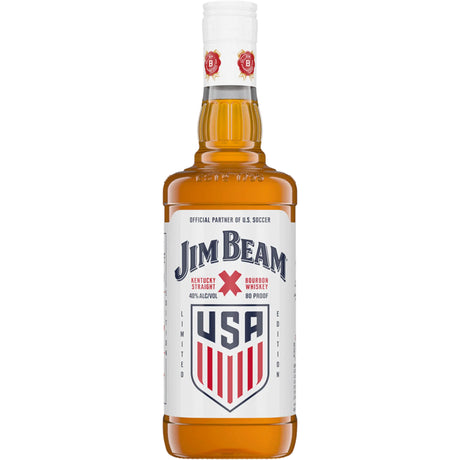 Jim Beam Kentucky Straight Bourbon 4 Year Whiskey Us Soccer Federation Limited Edition
