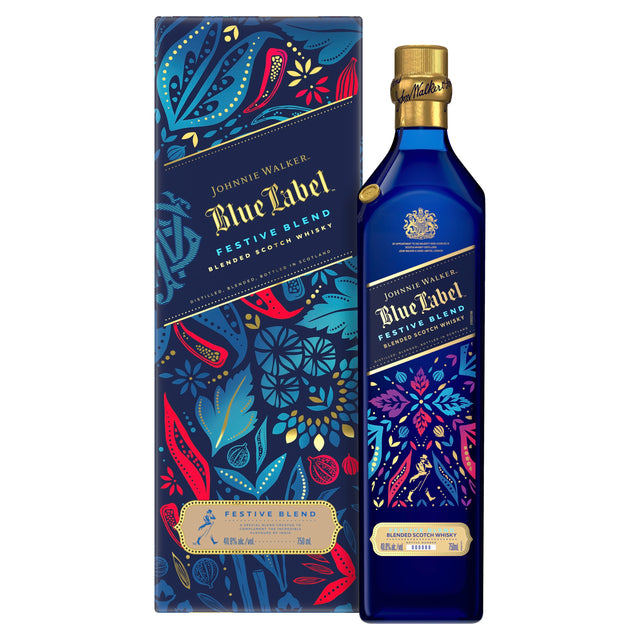 Johnnie Walker Blue Label Festive Blend - Product with Carton