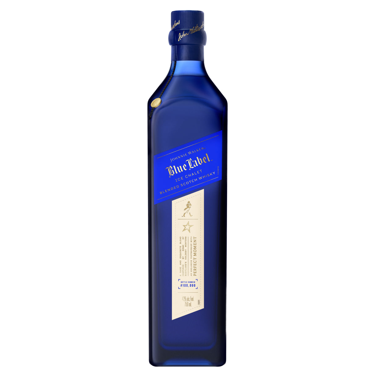 Johnnie Walker Blue Label Ice Chalet Blended Scotch Whiskey