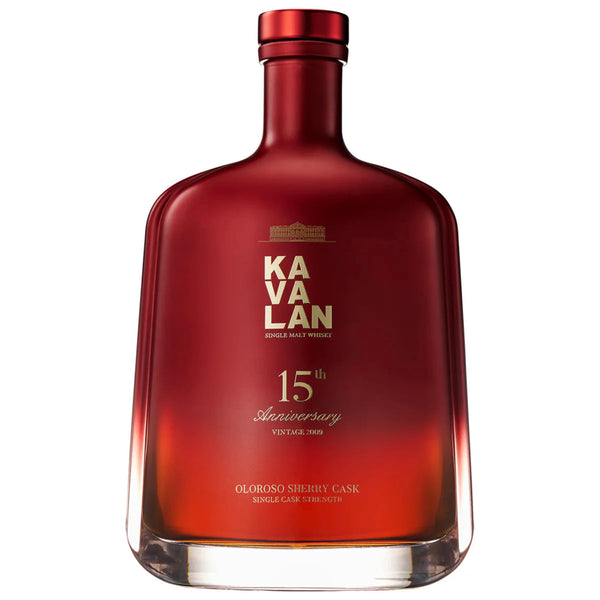 Kavalan Single Malt Whiskey 15th Anniversary Oloroso Sherry Cask