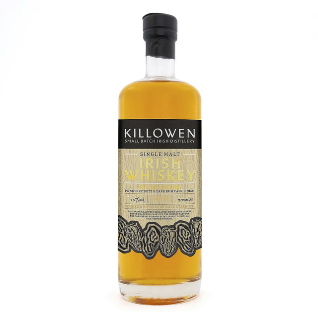 Killowen Single Malt Irish Whiskey Rum & Raisin Px Sherry Butt & Dark Rum Cask Finish