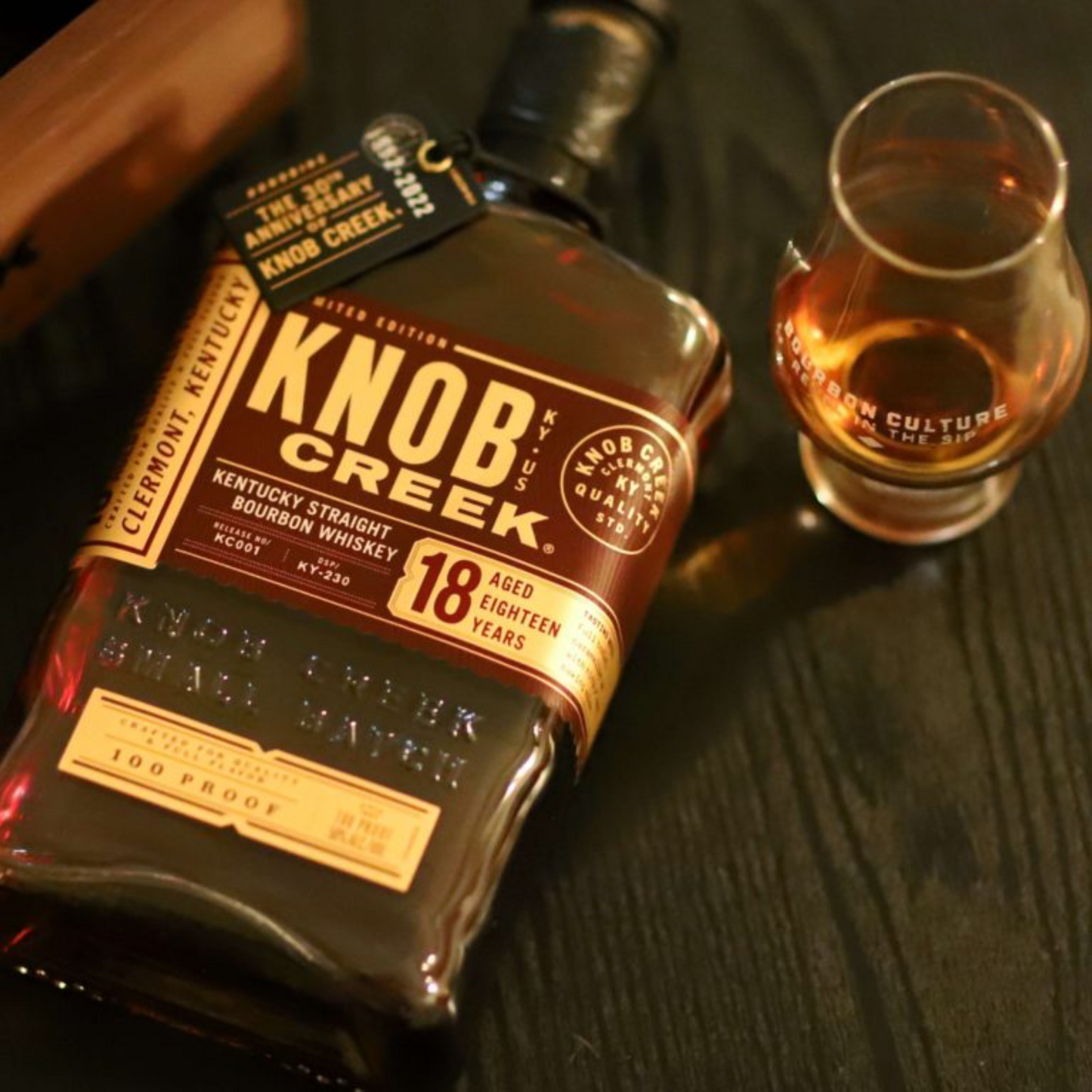 Knob Creek 100 Proof 18 Year Old Kentucky Straight Bourbon Whiskey