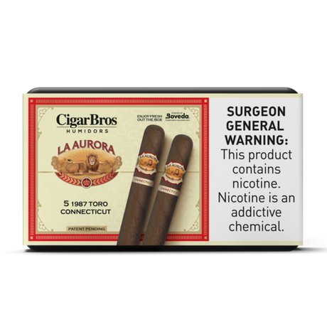 La Aurora 1987 Toro Connecticut 5.75x54 - 5 Pack (Ecuadorian Mild-Bodied) by CigarBros-1