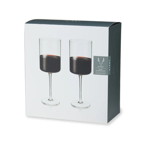 Laurel Crystal Red Wine Glasses, Set of 2-4