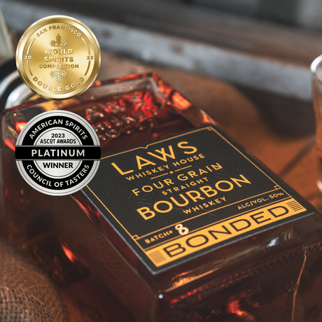 Laws Whiskey House Four Grain Bonded Straight Bourbon Whiskey1
