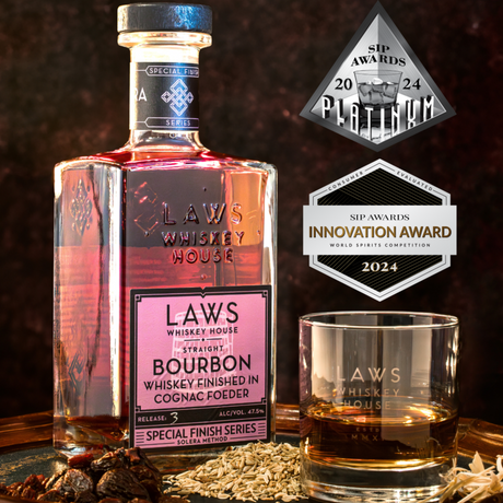 Laws Whiskey House Four Grain Finished In Cognac Foeder Straight Bourbon Whiskey1