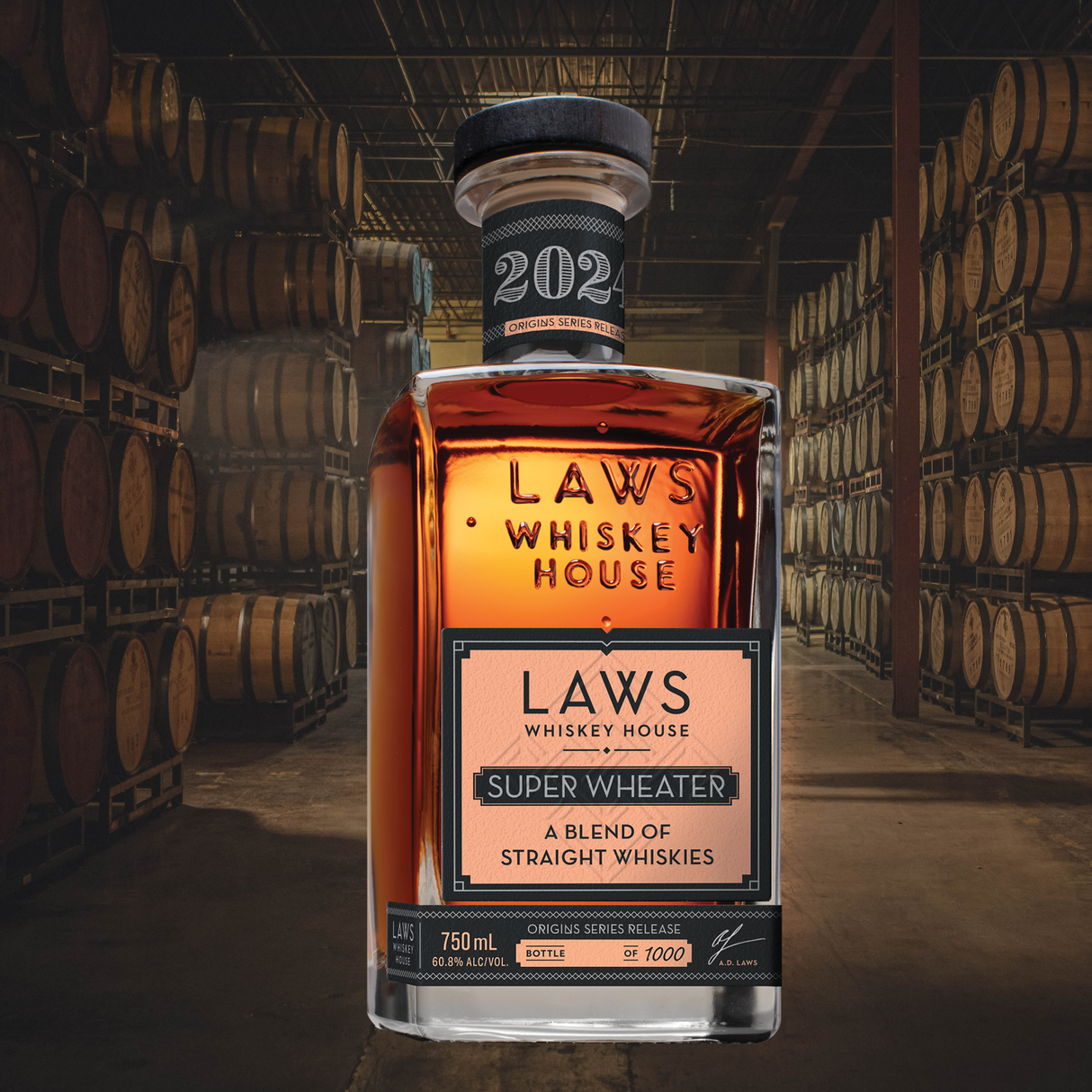 Laws Whiskey House Super Wheater A Blend Of Straight Whiskey ORIGINS Series Release 20241