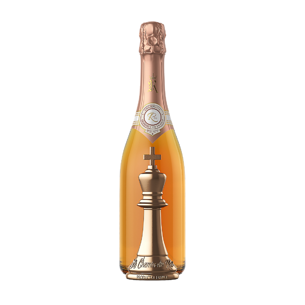 Le Chemin Du Roi Champagne Brut Rose W/ Wooden Gift Box