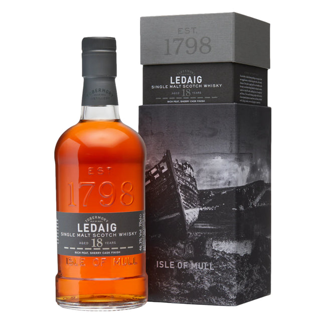 Ledaig Single Malt Scotch Sherry Cask Finish 18 Year Whiskey