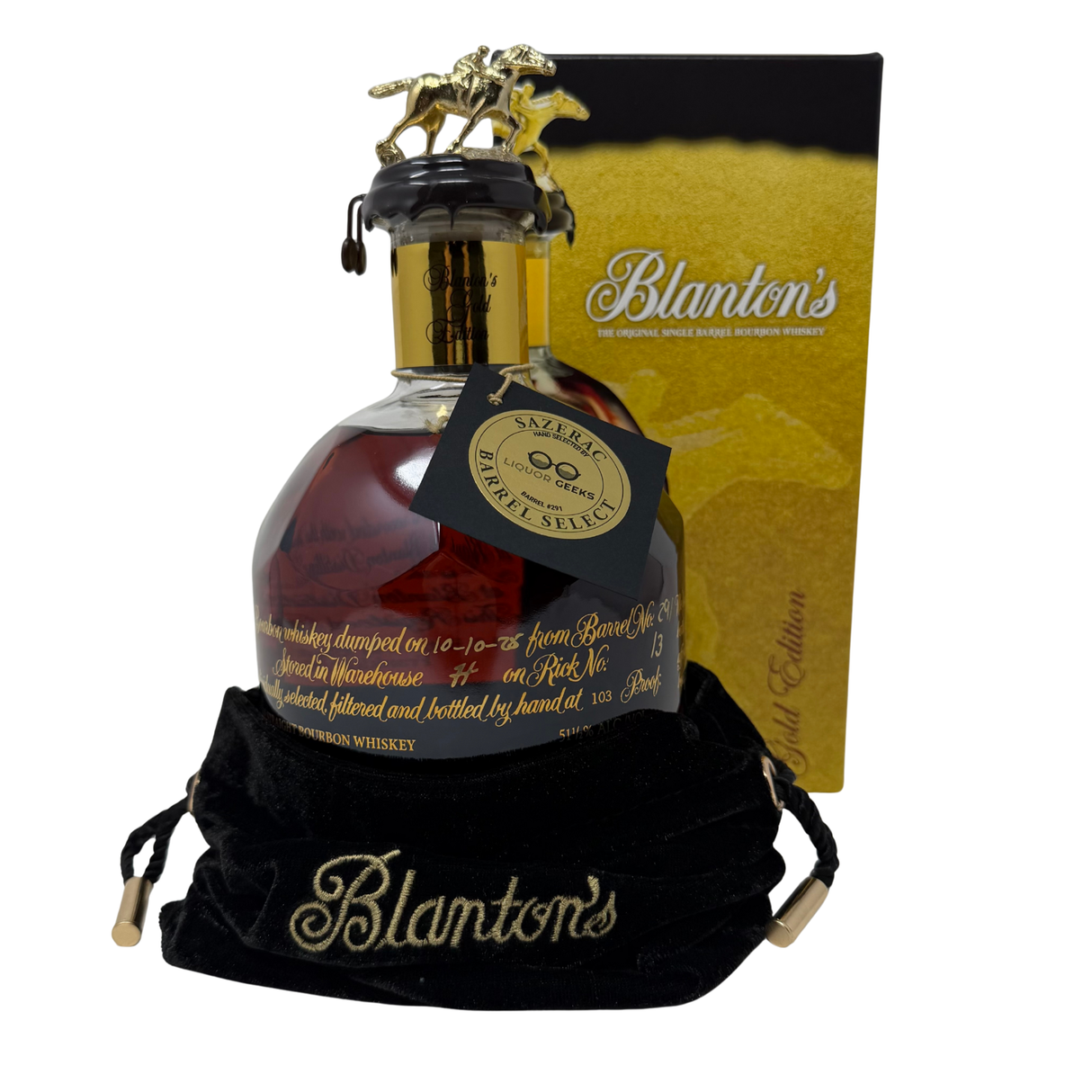 Blanton’s Gold Edition Single Barrel Bourbon – Liquor Geeks Barrel Select – Store Pick