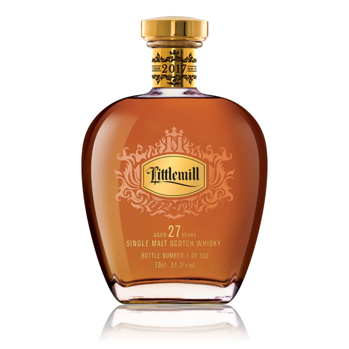 Littlemill 27 Year Old Single Malt Scotch Whiskey – 2017 Private Release