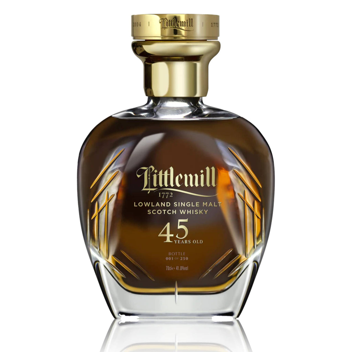 Littlemill 45 Year Old Single Malt Scotch Whiskey – 250th Anniversary Edition A Tribute to Scotland’s Oldest Licensed Distillery