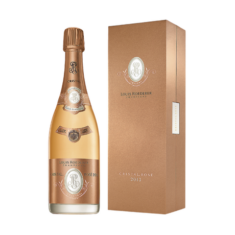 Louis Roederer Champagne Brut Rose Cristal 2013 W/ Gift Box