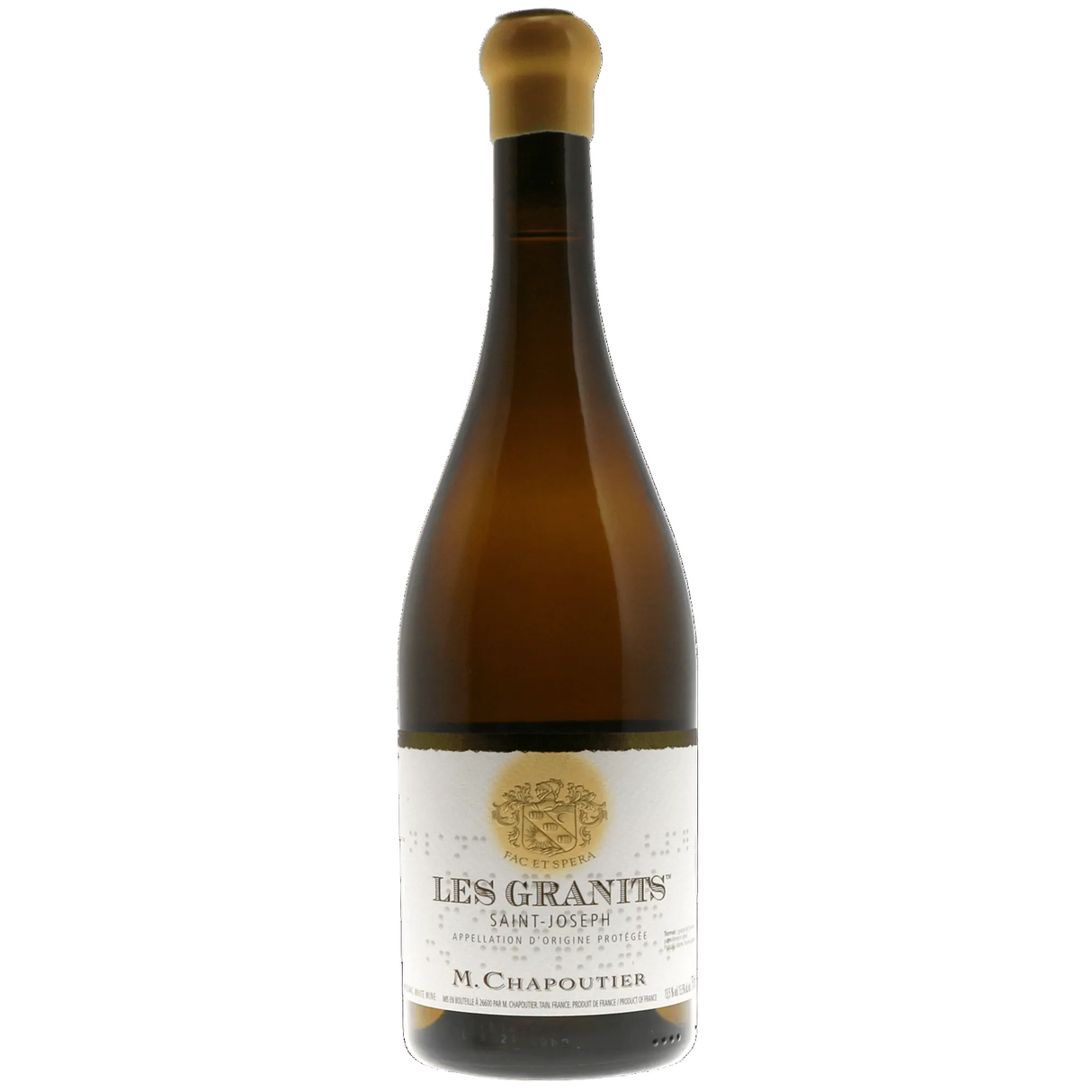 M. Chapoutier Appellation D'Origine Protegee Saint Joseph Les Granits Blanc 2020