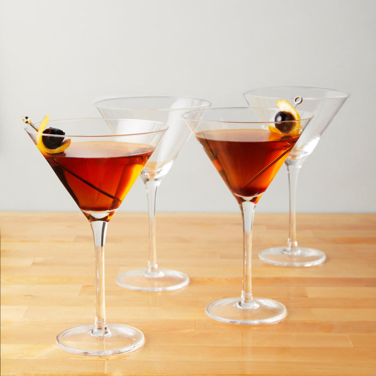 Manhattan Martini Glasses, Set of 4-3