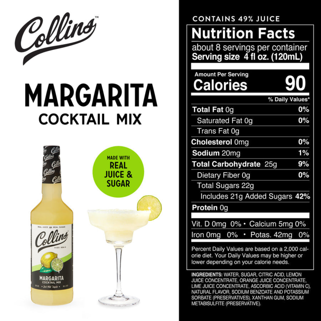 Margarita Mix, 32 oz-3