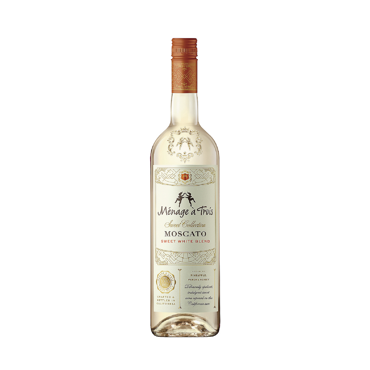 Menage A Trois Moscato Sweet White Blend Sweet Collection California