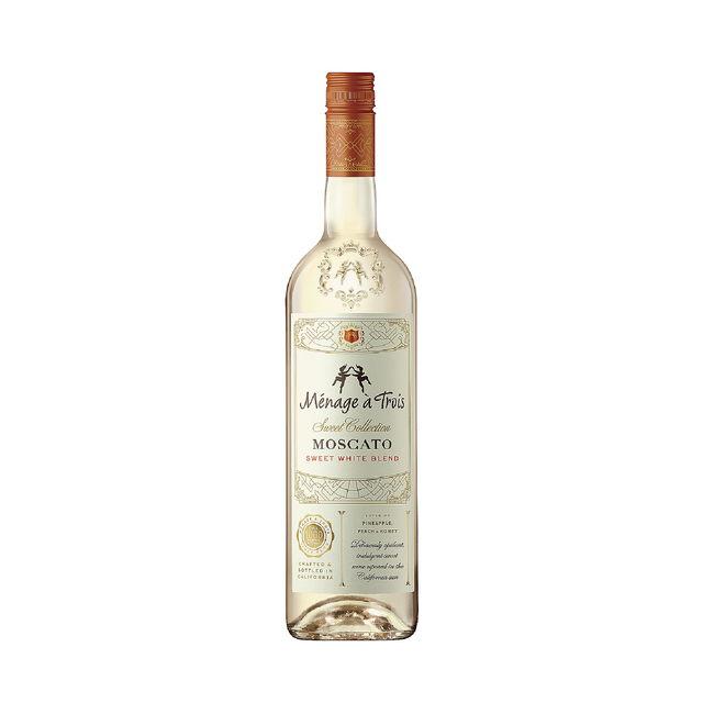 Menage A Trois Moscato Sweet White Blend Sweet Collection California