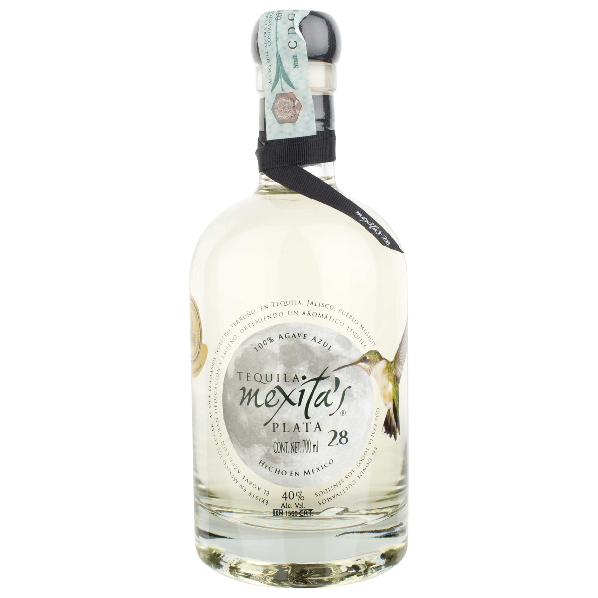 Mexitas Plata 28 Blanco Tequila