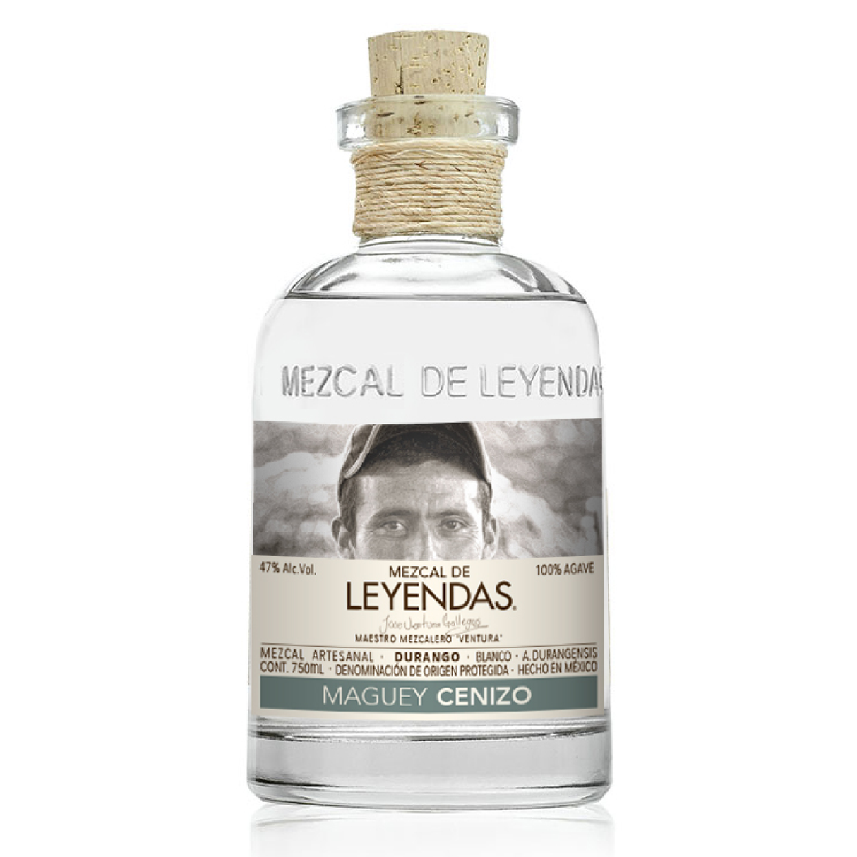 Mezcal De Leyendas Durango Cenizo