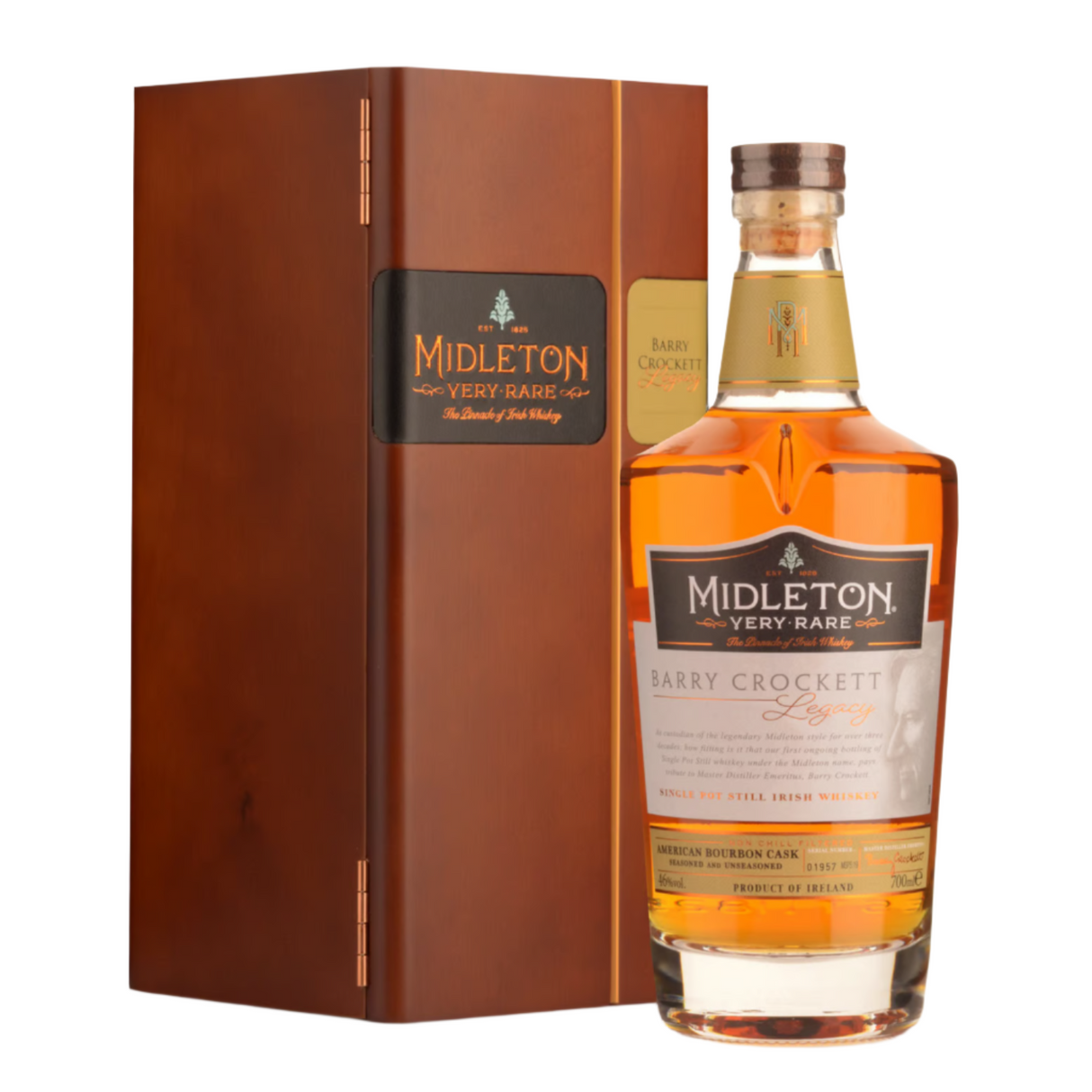 Midleton Single Pot Still Irish Whiskey Barry Crockett Legacy