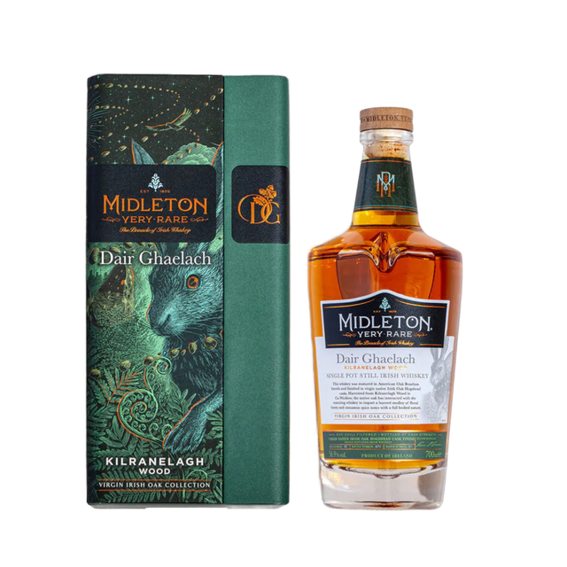 Midleton Single Pot Still Irish Whiskey Very Rare Dair Ghaelach Kilranelagh Wood 113.6