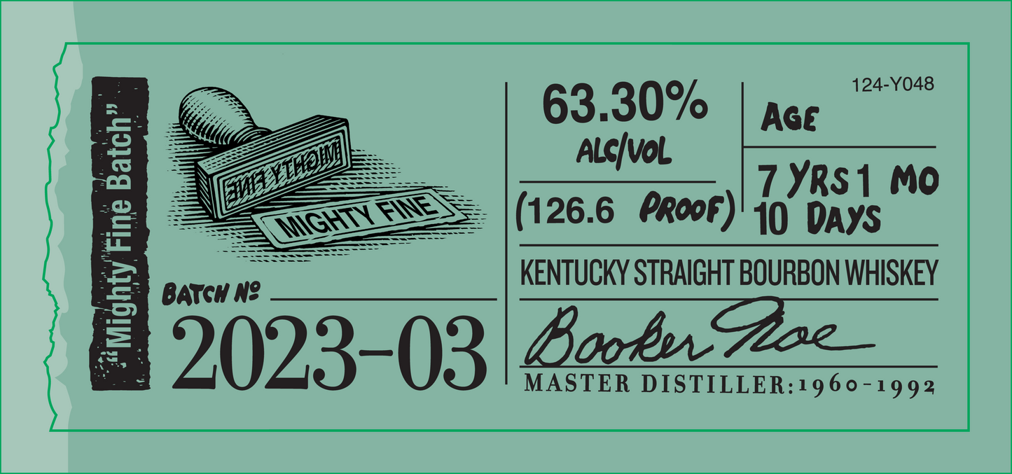 Booker’s Bourbon "Mighty Fine Batch" 2023-03