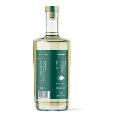 Mijenta Tequila Reposado back label