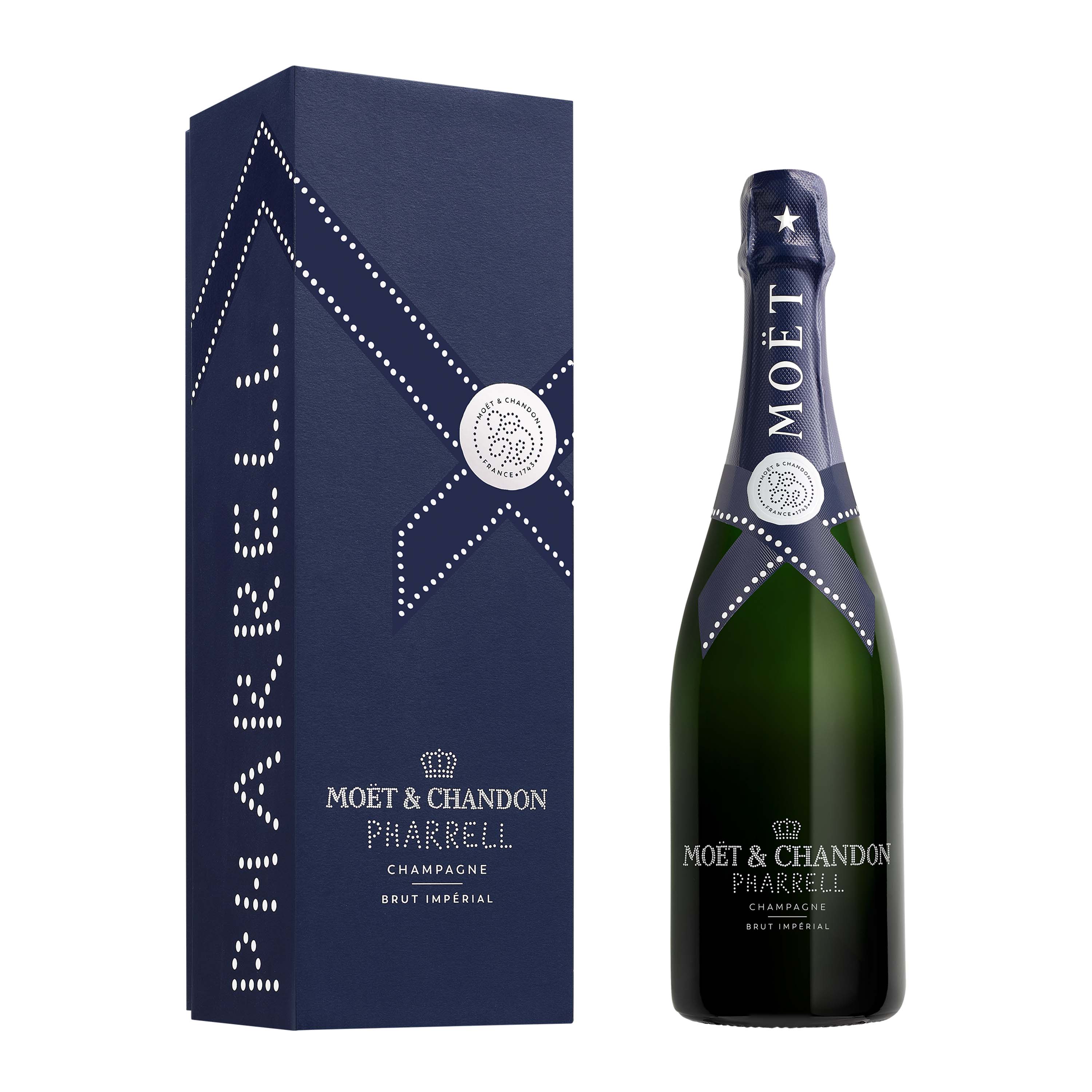 Moet & Chandon Champagne Brut Imperial Pharrell W/ Gift Box 750 ml