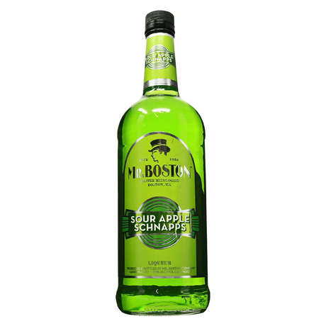 Mr. Boston Sour Apple Schnapps Liqueur