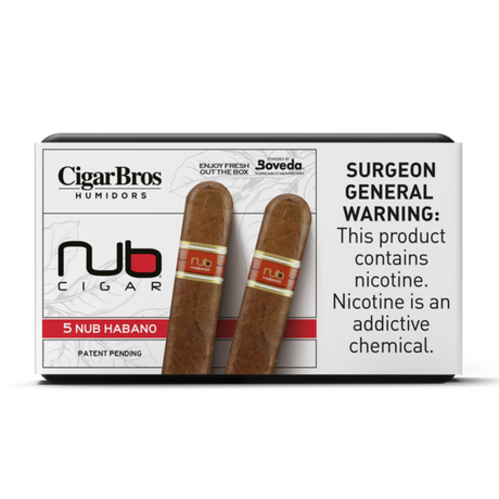 Nub Habano 4x60 5 Pack (Gordo Nicaraguan Medium-Bodied) by CigarBros-1