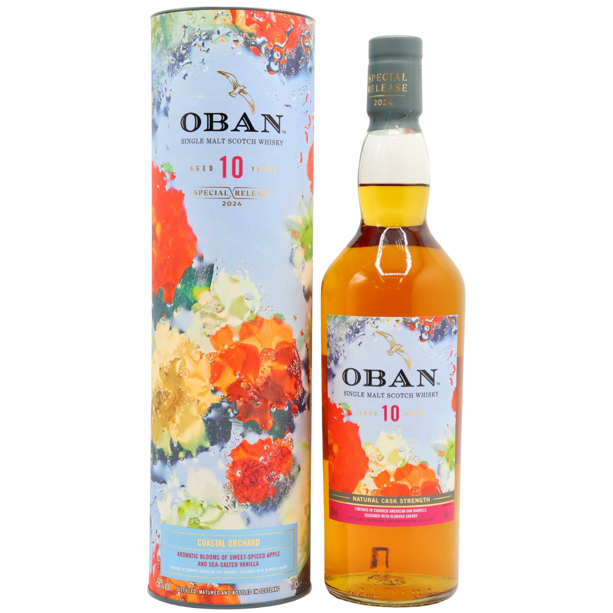 Oban Single Malt Scotch Natural Cask Strength Special Release 2024 10 Year Whiskey