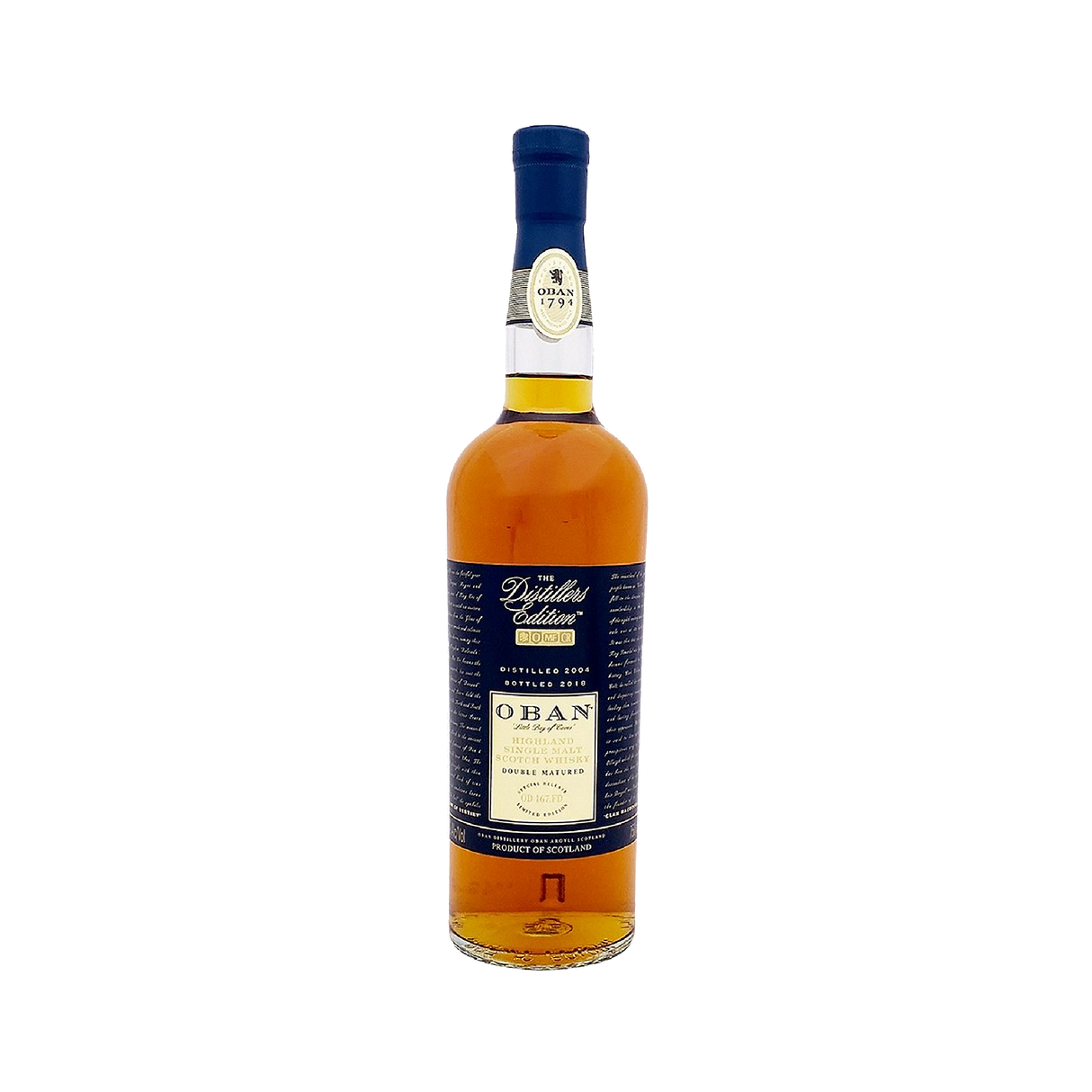 Oban Single Malt Scotch The Distillers Edition Double Matured Whiskey