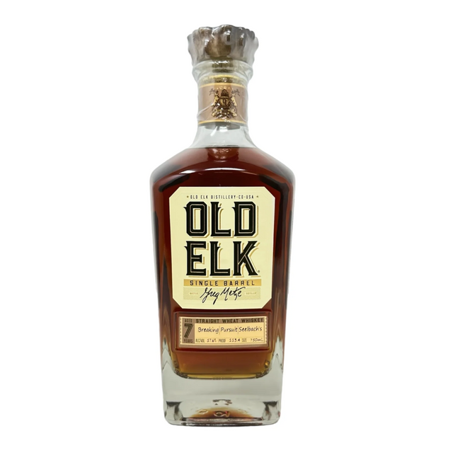 Old Elk Straight Bourbon High-Aged Cask Strength Single Barrel 7 Year Whiskey