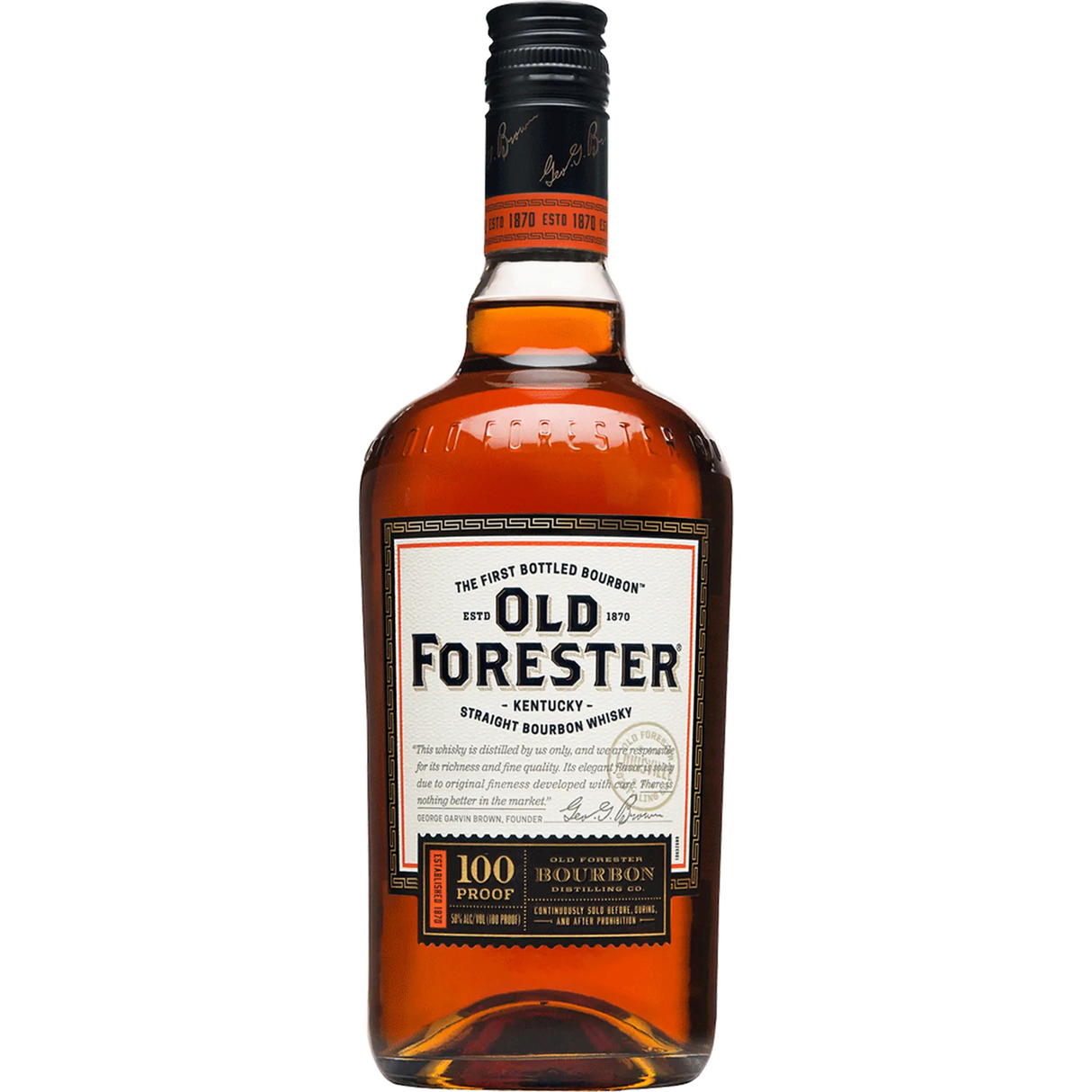 Old Forester 100 Proof Kentucky Straight Bourbon Whiskey