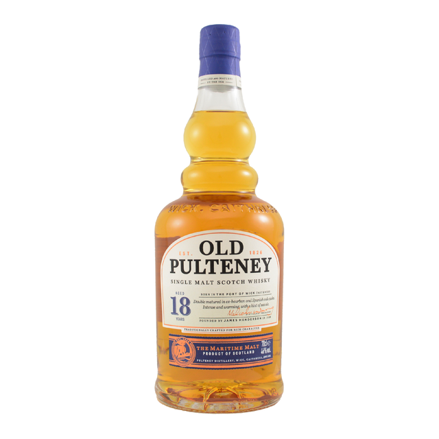 Old Pulteney Single Malt Scotch 18 Year Whiskey