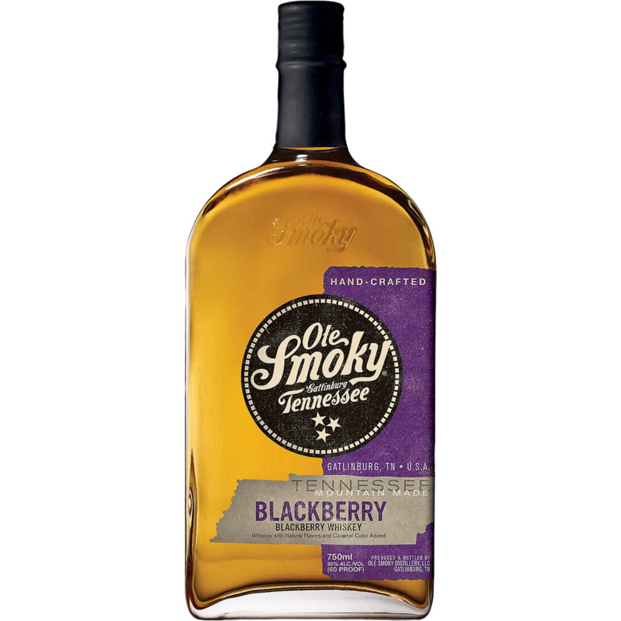 Ole Smoky Blackberry Flavored Whiskey Mountain Made