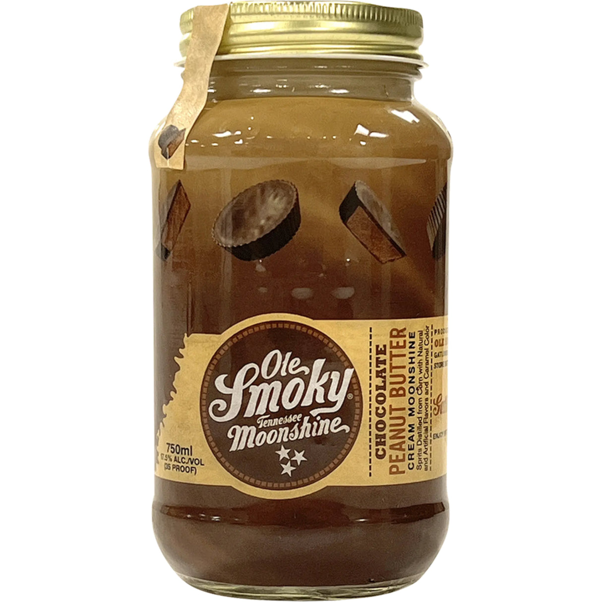 Ole Smoky Chocolate Peanut Butter Cream Moonshine American Whiskey