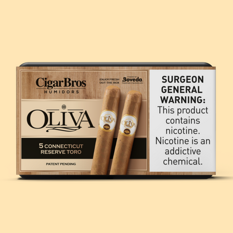 Oliva Connecticut Reserve Toro 6x50 - 5 Pack (Ecuadorian Mild-Medium-Bodied) by CigarBros