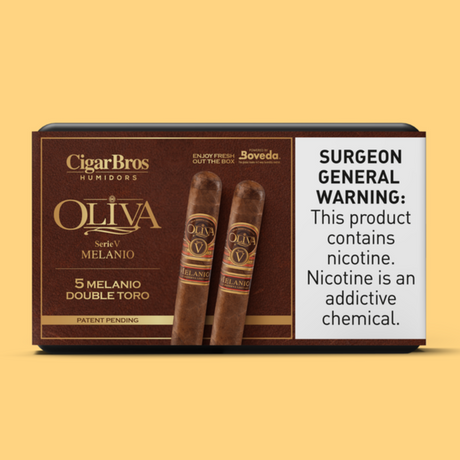 Oliva Melanio Double Toro 6x60 - 5 Pack (Ecuadorian Sumatra Medium-Full-Bodied) by CigarBros
