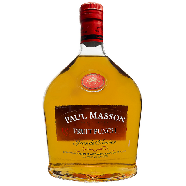 Paul Masson Fruit Punch Flavored Brandy Grande Amber