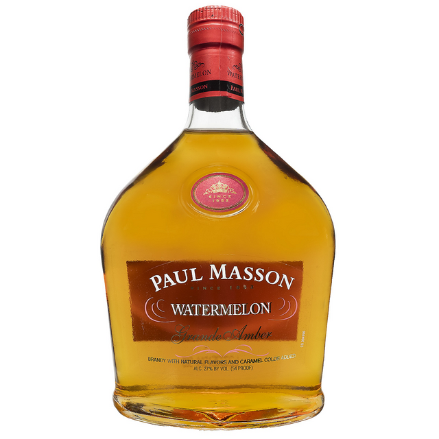 Paul Masson Watermelon Flavored Brandy Grande Amber