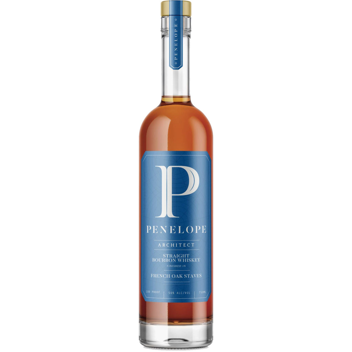 Penelope Bourbon Architect SoCal Coastal Private Select Straight Bourbon Whiskey Finished With French Oak Staves